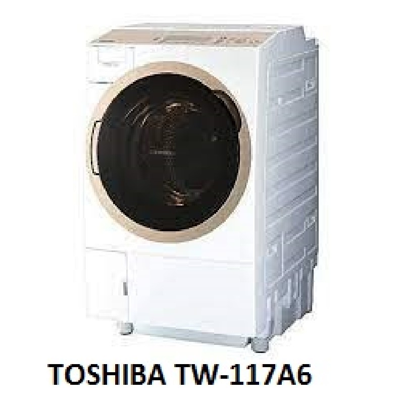 (Used 90%) Máy giặt sấy block Toshiba TW 117A6 giặt 11 kg sấy 7 kg 56769