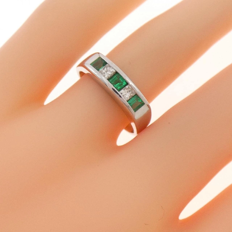 Nhẫn Emerald PT900 0.41CT - Hàng hiệu Chính hãng 854549