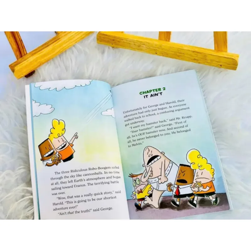 Sách màu - CAPTAIN UNDERPANTS 14 CUỐN màu, tặng file nghe 755951