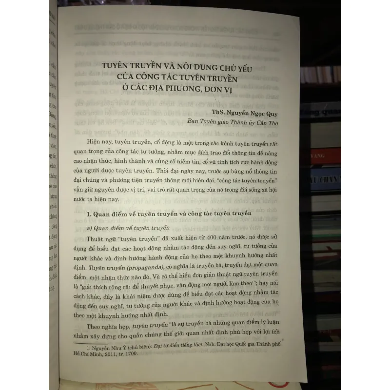 Công tác tuyên truyền trong đồng bào dân tộc Khmer ở Cần Thơ hiện nay 755856