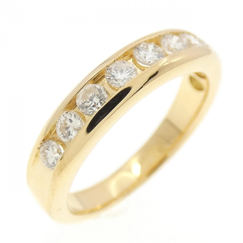 Nhẫn kim cương K18YG 0.42CT 672051