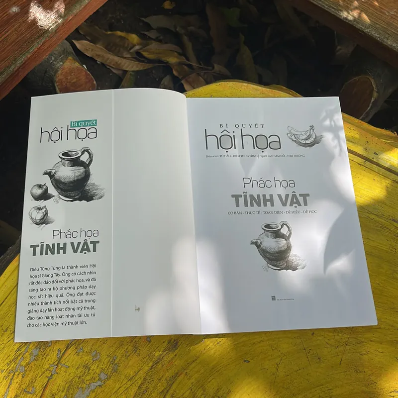 COMBO 7 cuốn HÌNH HOẠ VÀ BÍ QUYẾT HỘI HOẠ KÝ HOẠ VẼ TRANH PHONG CẢNH TĨNH VẬT HÌNH KHỐI … 720115