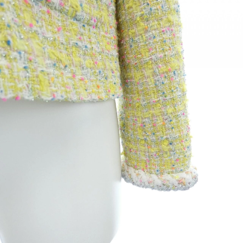 Áo khoác không cổ CHANEL 632721