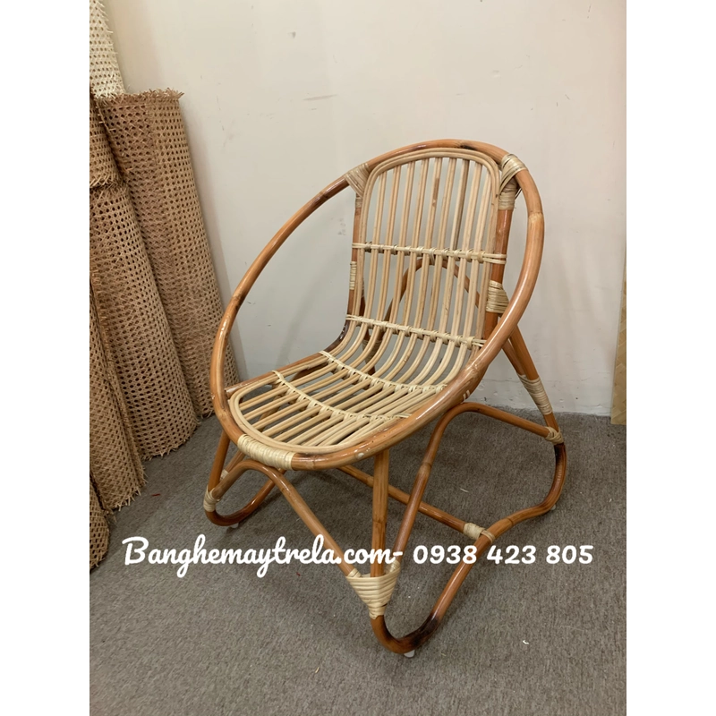 Ghế sò mây cafe chân quỳ 479004