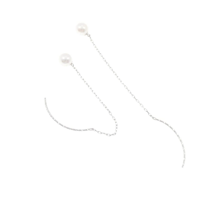 K18WG Bông tai ngọc trai Akoya 4.8mm - Hàng hiệu Chính hãng 875022