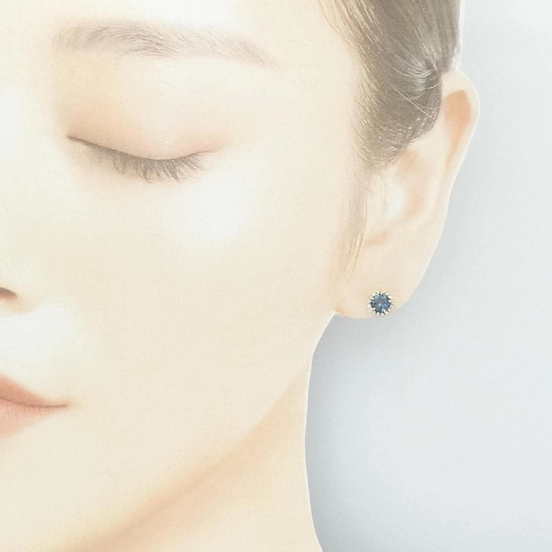 Bông tai Blue Topaz Veretta Ottava - Hàng hiệu Authentic 843827