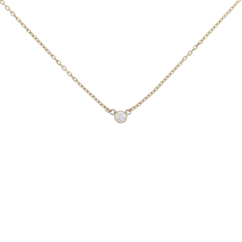 K18YG Solitaire Dây chuyền kim cương 0.12CT - Hàng hiệu Chính hãng 859888