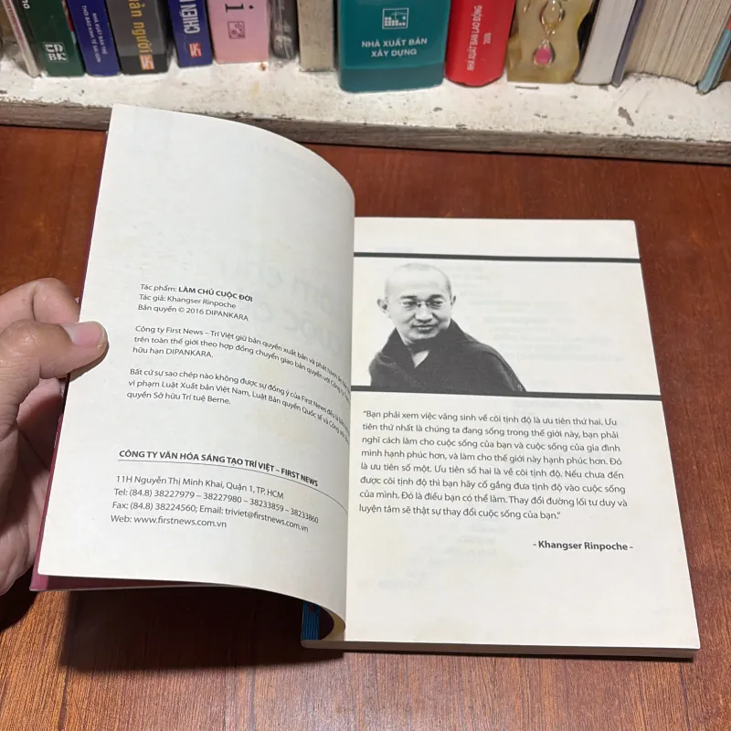 II Sách Phật Giáo: Làm Chủ Cuộc Đời - KHANGSER RINPOCHE - Trần Gia Phong (Dịch) - 2017 791461