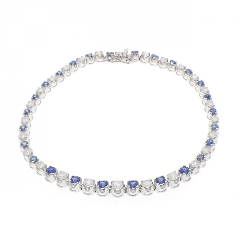 K18WG Sapphire Bracelet 0.52CT - Hàng hiệu Authentic 871160
