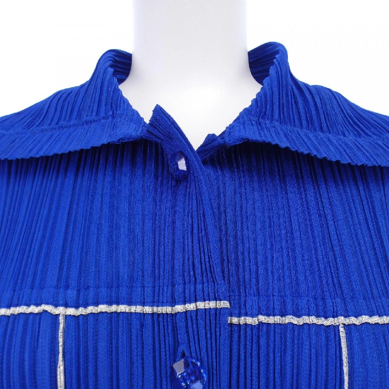 【Mã giảm giá】Áo khoác dài PLEATS PLEASE 641050