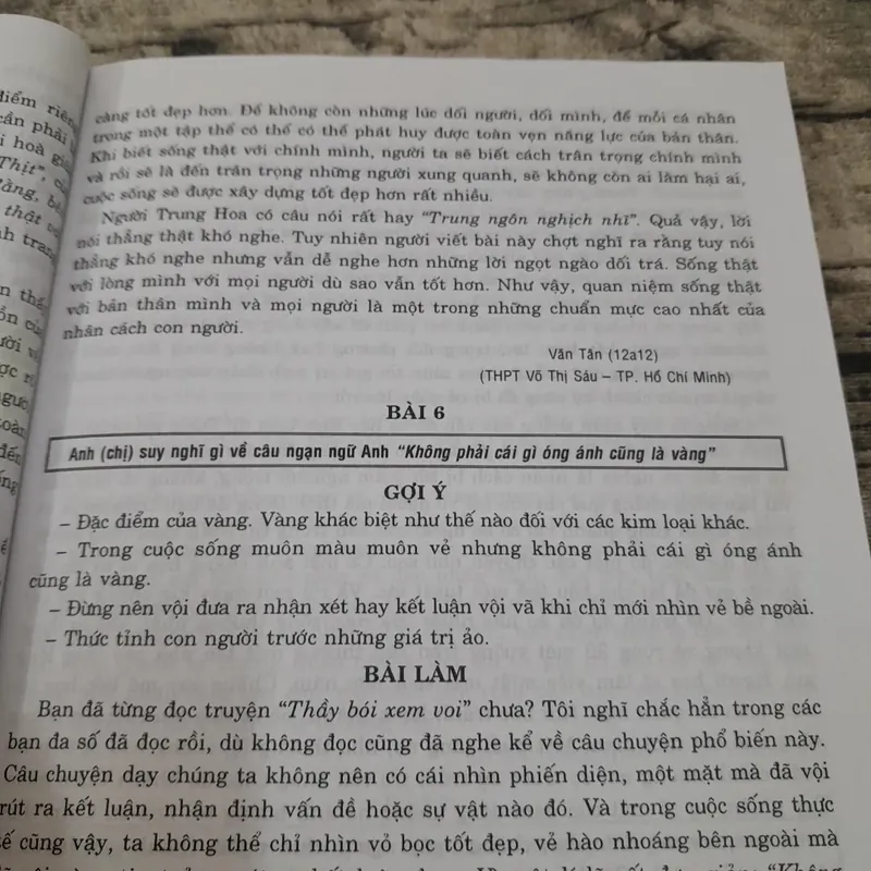 Những bài văn mẫu NGHỊ LUẬN XÃ HỘI. Giáo viên Nguyễn Đức Hùng- TT Vĩnh Viễn 738463