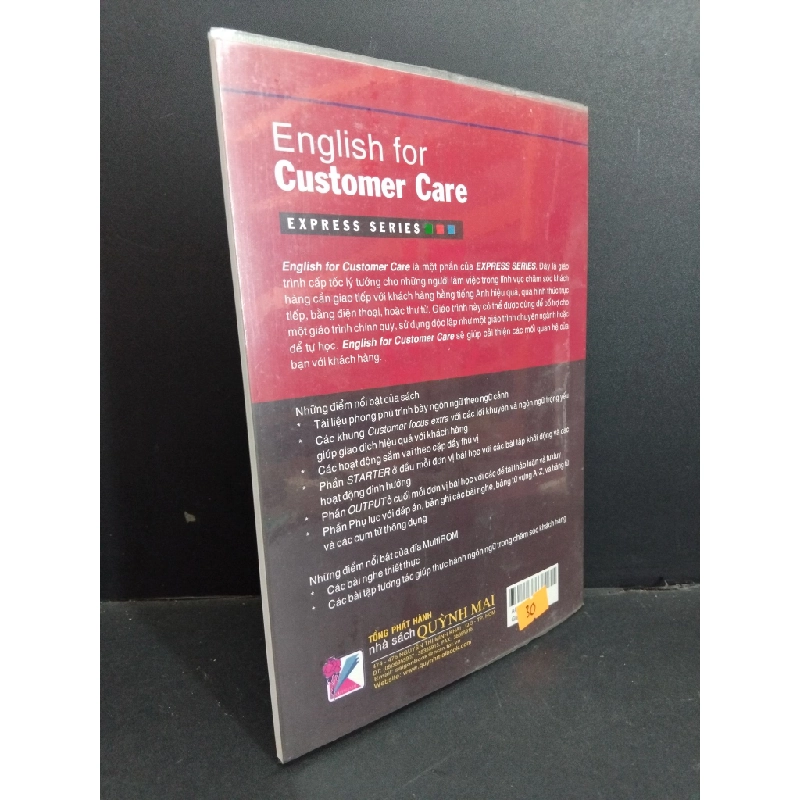 English for customer care mới 80% ố nhẹ có viết tên trang đầu 2009 HCM2811 HỌC NGOẠI NGỮ 356106