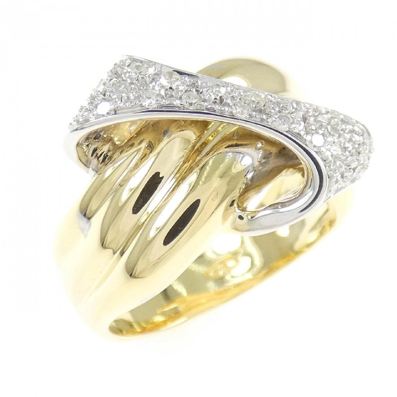 Nhẫn kim cương 750YG/750WG - Hàng hiệu Authentic 848823