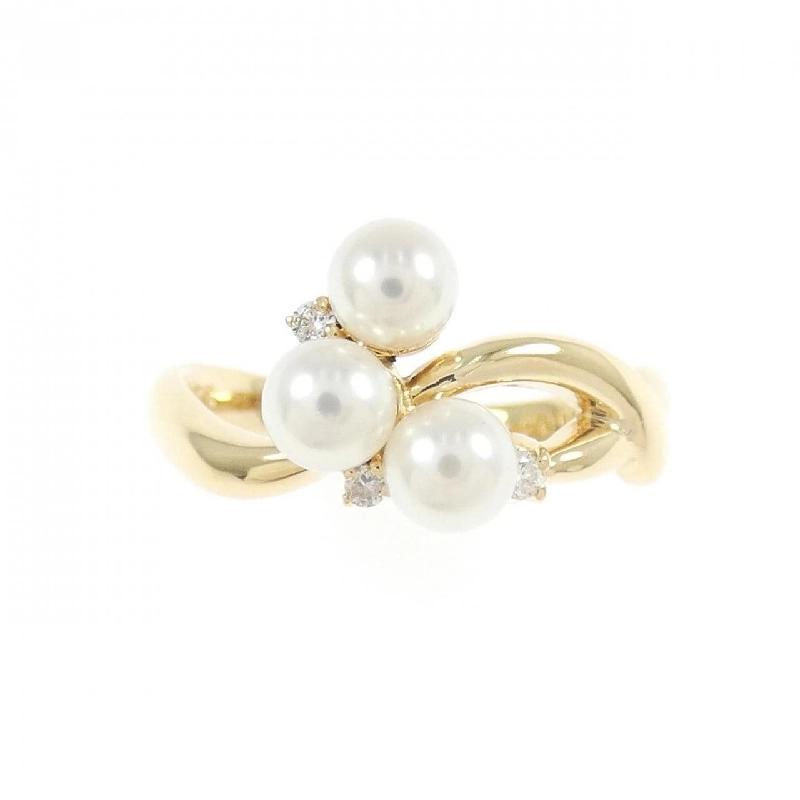 Nhẫn ngọc trai Akoya K18YG - Hàng hiệu Authentic 850861