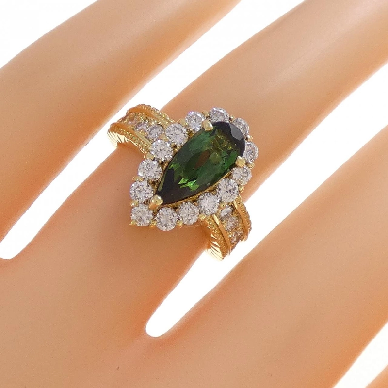 Nhẫn Tourmaline K18YG 1.35CT - Hàng hiệu Chính hãng 854313
