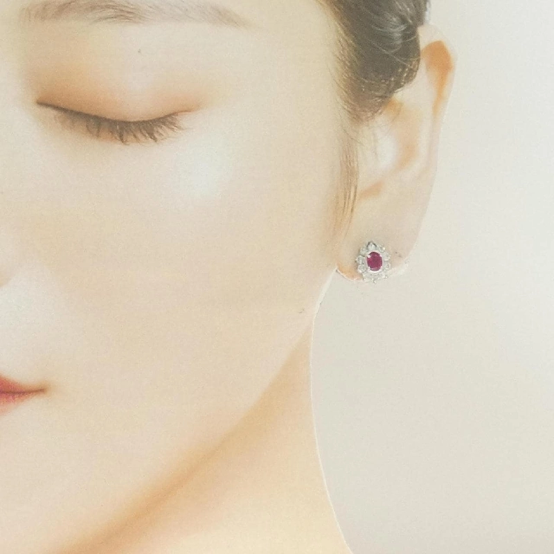 PT900 Bông tai Ruby 0.60CT - Hàng hiệu Chính hãng 865955