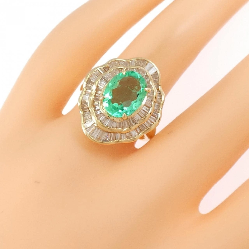 Nhẫn Emerald K18YG 2.01CT - Hàng hiệu Chính hãng 847817
