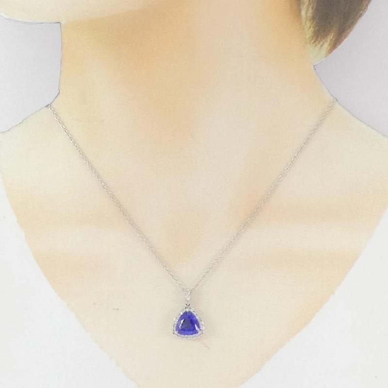 Dây chuyền Tanzanite PT900/PT850 3.23CT - Hàng hiệu Chính hãng 858555