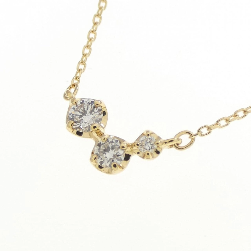 K18YG Dây chuyền kim cương - Hàng hiệu Authentic 857745