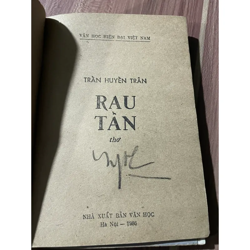 THƠ TRẦN HUYỀN TRẦN - RAU TẦN- 1986 626947