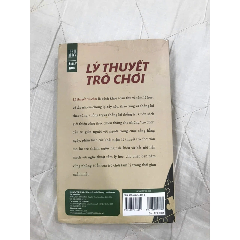 Sách + Lý Thuyết Trò Chơi + Trần Phách Hàm + cũ 334788