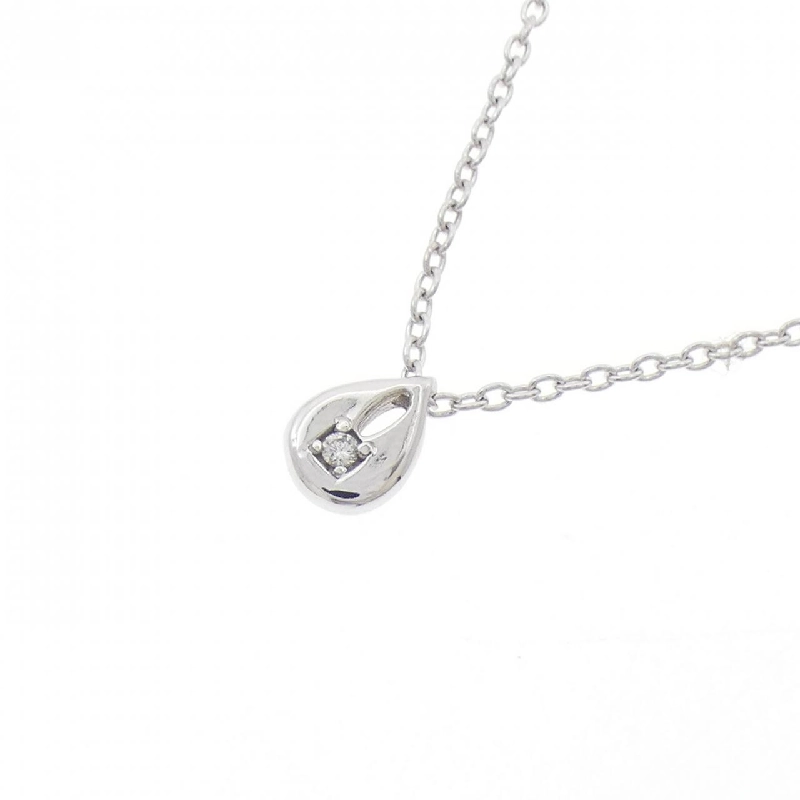 Dây chuyền kim cương K18WG 0.01CT - Hàng hiệu Authentic 861401