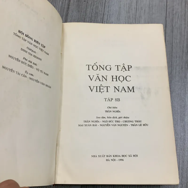 Tổng tập văn học việt nam. Tập 8b 757687