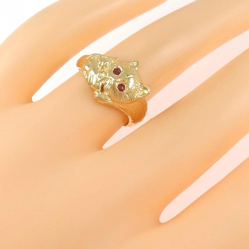 Nhẫn Ruby K18YG - Hàng hiệu Chính hãng 852730