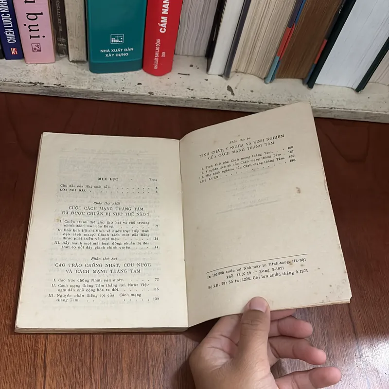 II Sách Xưa: Cách Mạng Tháng Tám 1945 (In Lần Thứ Hai) - 1971 602992