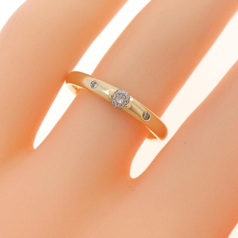 Nhẫn kim cương K18YG 0.13CT - Hàng hiệu Authentic 859376