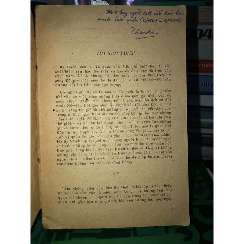 Họ chiến đấu vì tổ quốc - Mikhanin Sôlôkhốp 785993