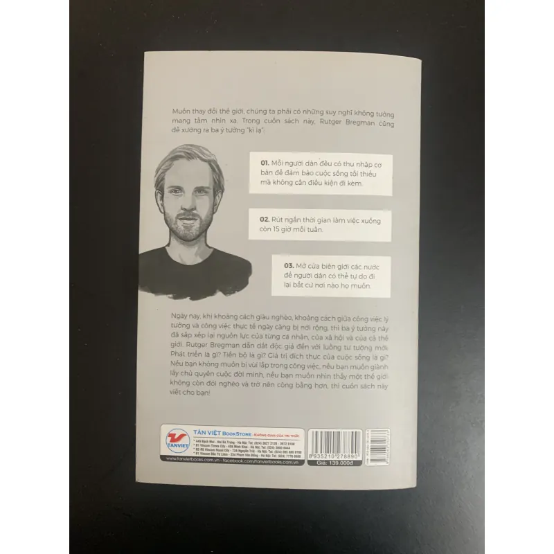 (Sách cũ) Utopia - Hành trình xây dựng xã hội với tầm nhìn xa - Rutger Bregman 972945