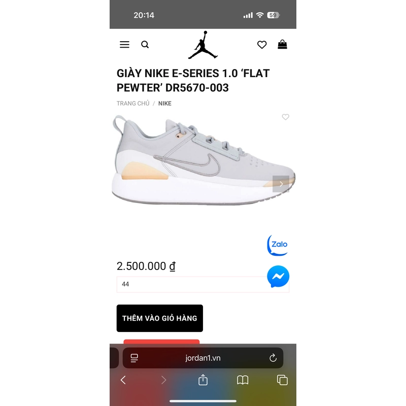 giày nike chính hãng, auth, mới 90% 445927
