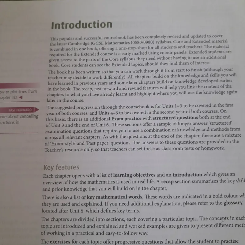 Giáo khoa toán tiếng Anh Cambridge IGCSE Maths Core and Ext. Coursebook. 2nd 605072