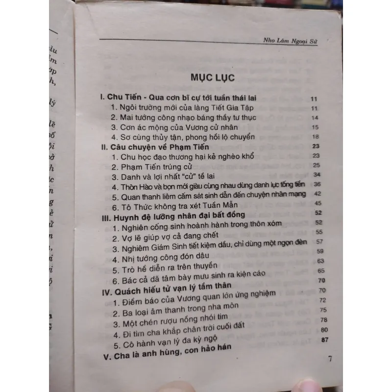 sách: Nho Lâm Ngoại Sử - Kim Ngàn – Trần Kiết Hùng (A1) 565143