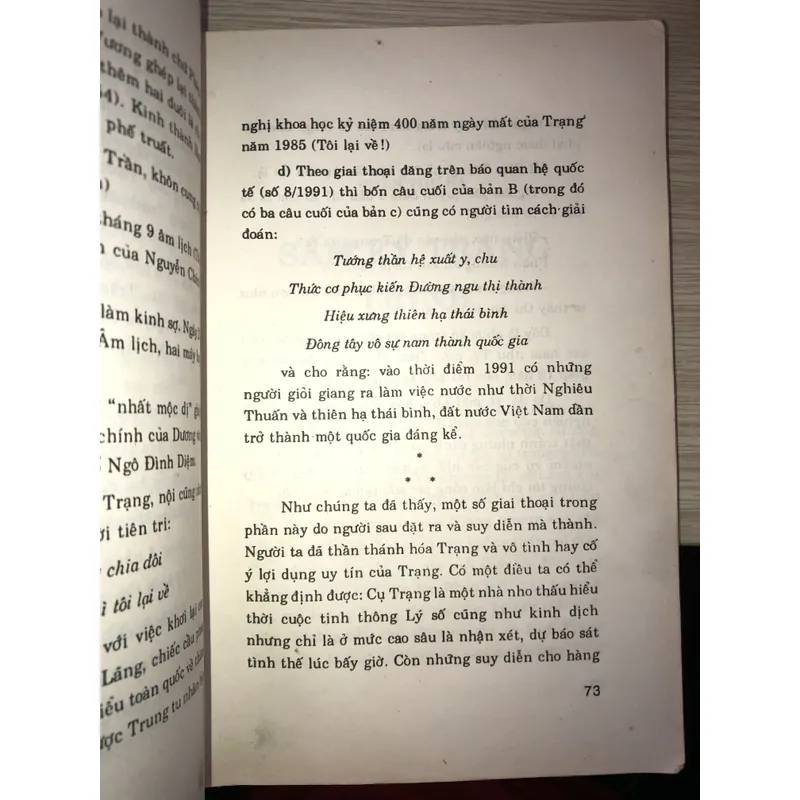 Giai thoại và sấm ký Trạng Trình  737053