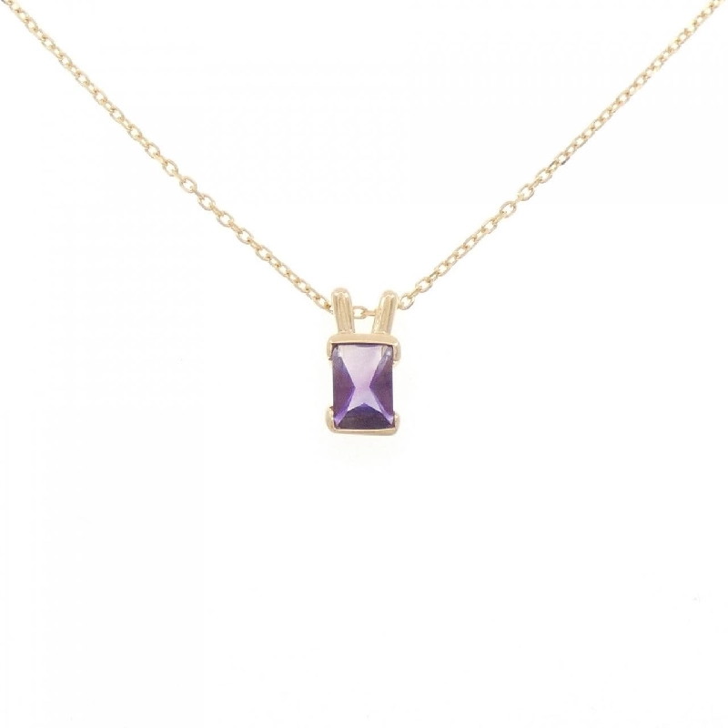 K18YG Mặt dây chuyền Amethyst - Hàng hiệu Chính hãng 866283