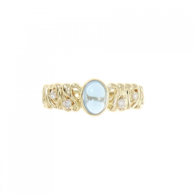 Nhẫn Blue Topaz K18YG - Hàng hiệu Chính hãng 849458