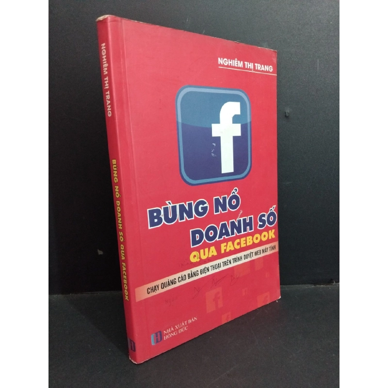 Bùng nổ doanh số qua facebook mới 80% ố có viết nhẹ vào sách 2019 HCM2811 Nghiêm Thị Trang MARKETING KINH DOANH 918125