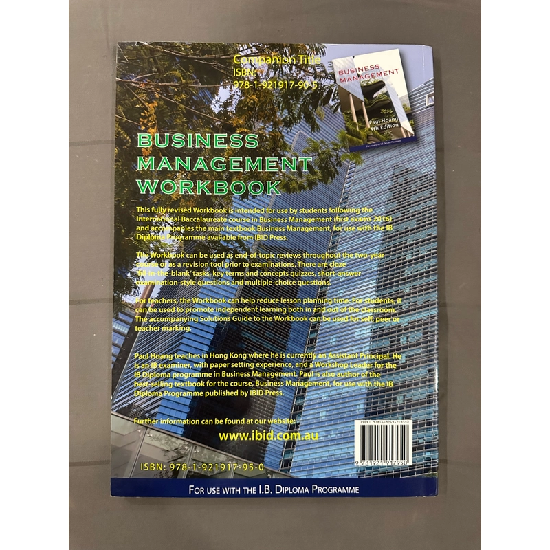 Business Management Workbook 4th Edition - Paul Hoang  273433