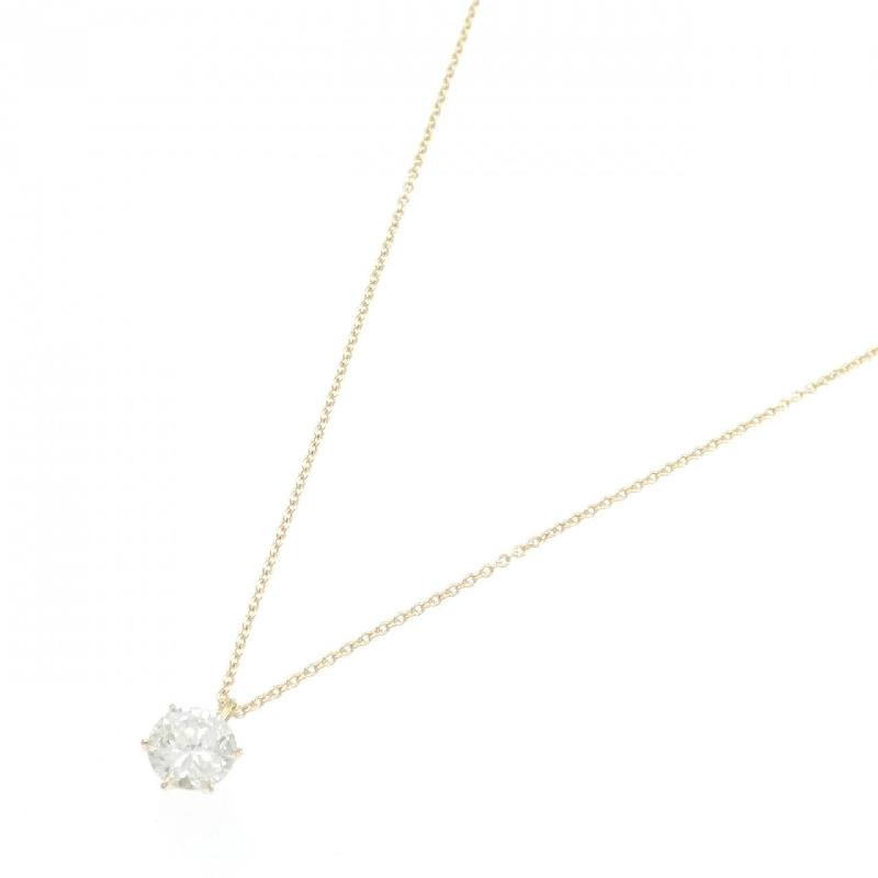 K18YG Dây chuyền kim cương 0.587CT I I1 VG - Hàng hiệu Chính hãng 875425