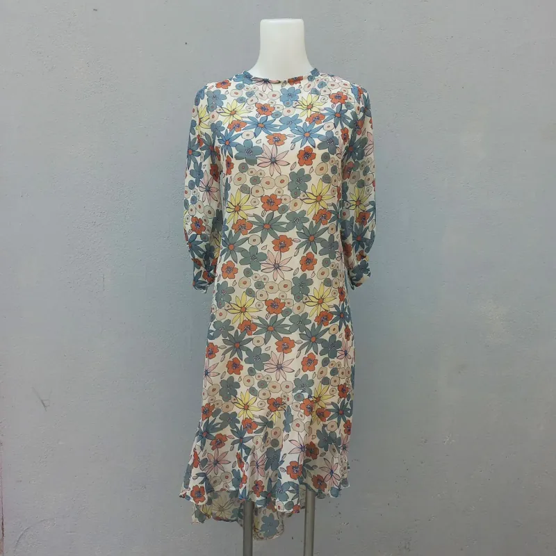 Đầm suông 2 trong 1 họa tiết hoa 932339