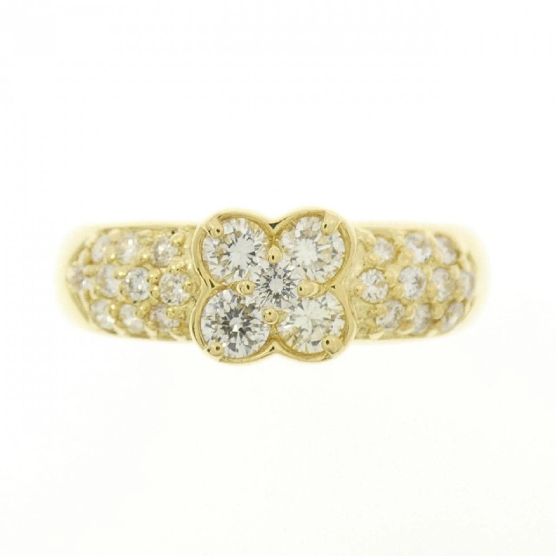 Nhẫn kim cương hoa K18YG 0.50CT 670980