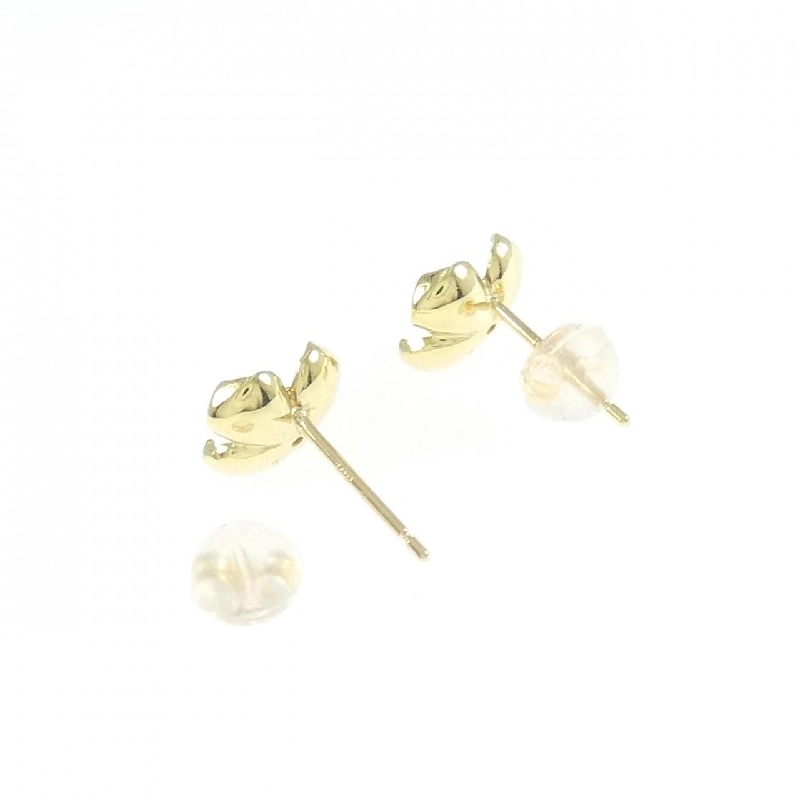 K18YG Bông tai hoa kim cương 0.02CT - Hàng hiệu Chính hãng 872857