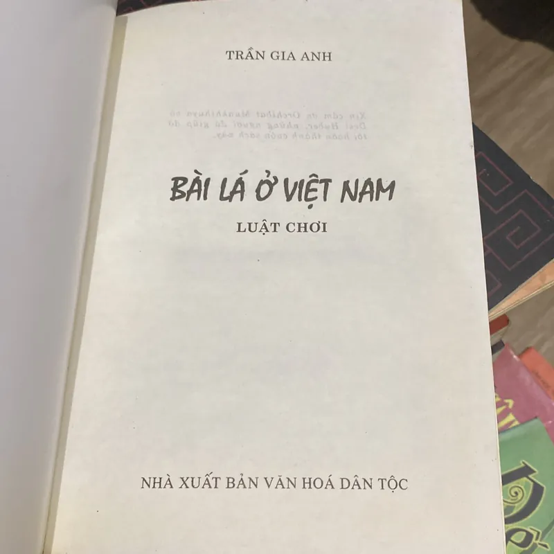 BÀI LÁ Ở VIỆT NAM, LUẬT CHƠI (XB 2002) 698346