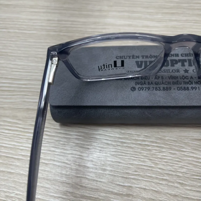 Gọng kính cận Unity Eyewear NEW 98% TẶNG KÈM Hộp + Khăn lau kính chuyên dụng  990278