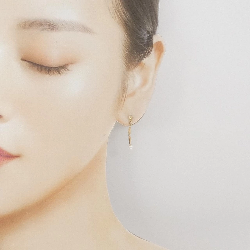 K18YG Bông tai ngọc trai nước ngọt 4mm - Hàng hiệu Chính hãng 867862