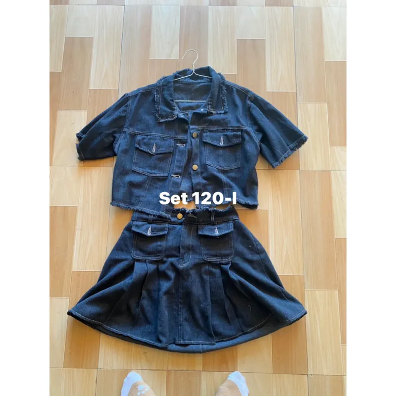 Set váy bò crop 719888