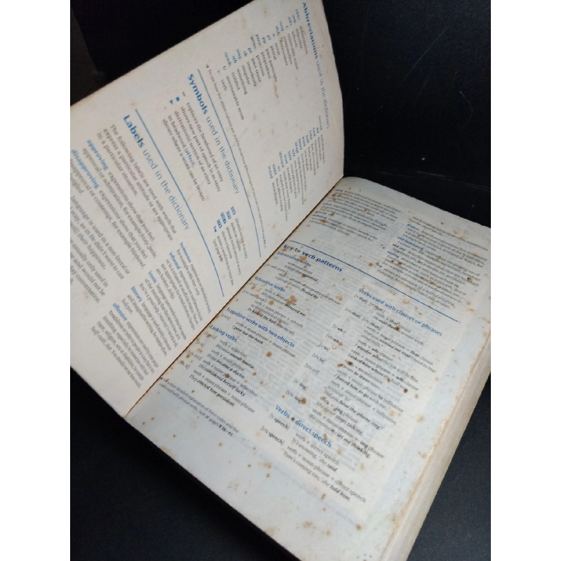 Oxford advanced learner's dictionary mới 70% bẩn bìa, ố, tróc bìa, tróc gáy, bị ẩm HCM1001 Oxford HỌC NGOẠI NGỮ 918863