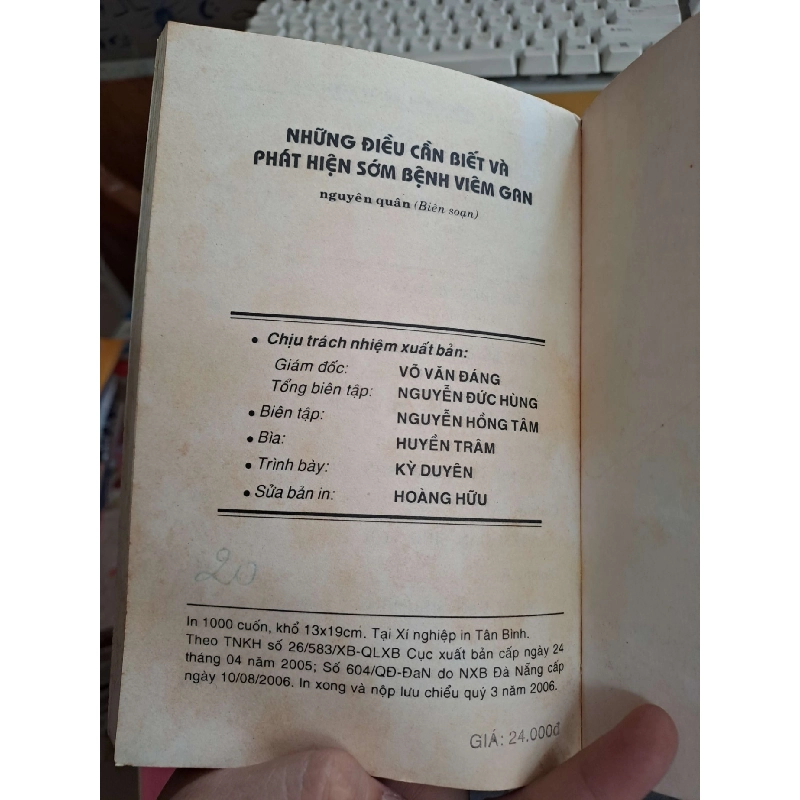 Phát hiện sớm bệnh gan - Nguyễn Quân SỨC KHỎE - THỂ THAO HCM.TN1008 924829